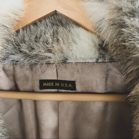 Vintage Faux Fur Coat - Picture 5 of 8